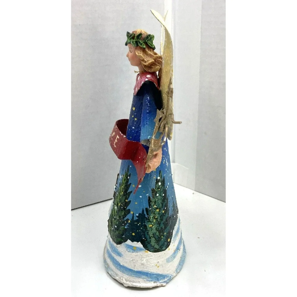 Vtg Ranger Gift Angel w/ Peace Banner Christmas Holiday‎ Figurine Retired 8